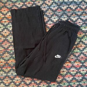 Nike Black sweatpants with White Logo